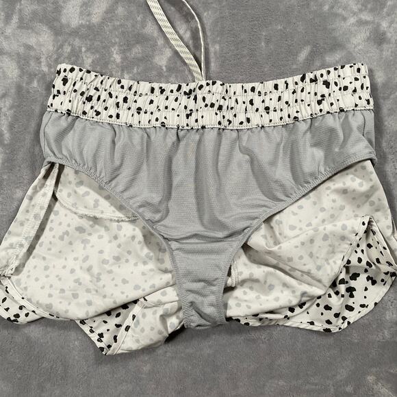 Vuori Clementine Shorts Medium Lined Animal Print Athleisure Running Stretch - Picture 4 of 8